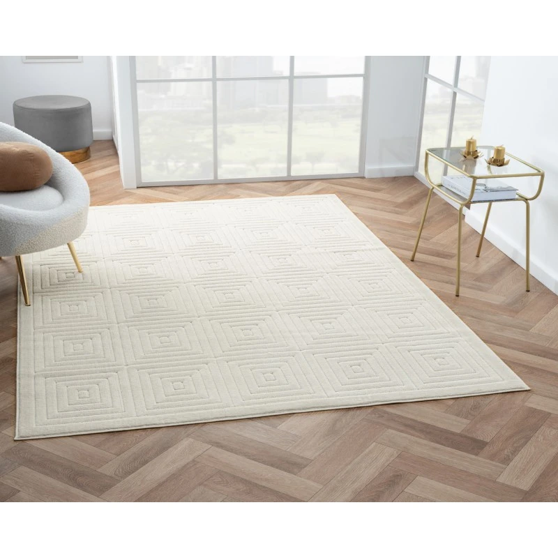 Rugs Town 82415 Ivory 7'10" X 9'10 Rect. Rug