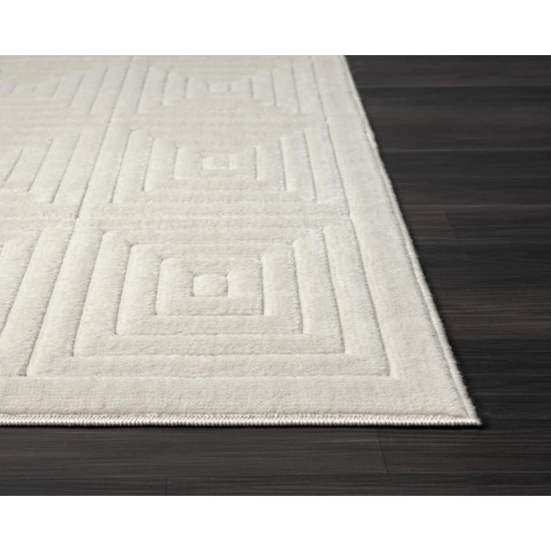 Rugs Town 82415 Ivory 7'10" X 9'10 Rect. Rug