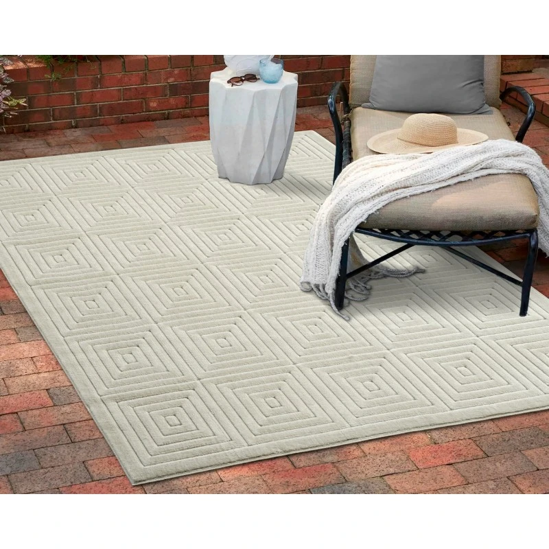 Rugs Town 82415 Ivory 7'10" X 9'10 Rect. Rug