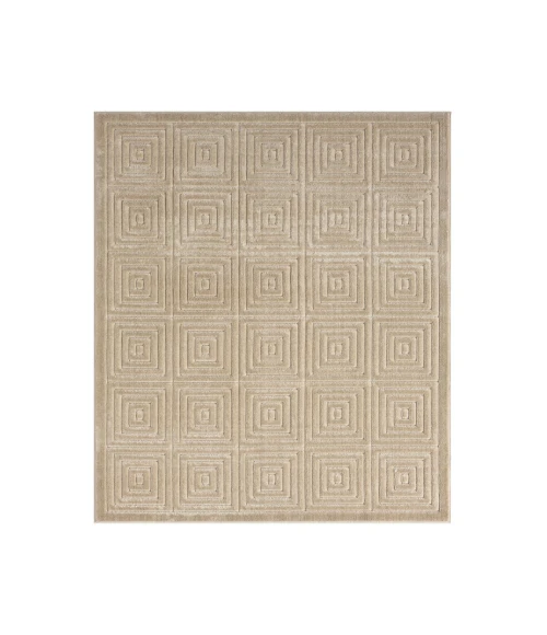 LR Home Atlas 82416 Beige 5'0" X 7'0 Rect. Rug