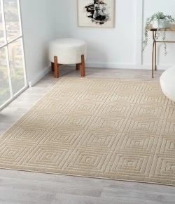 Rugs Town 82416 Beige 5'0" X 7'0 Rect. Rug