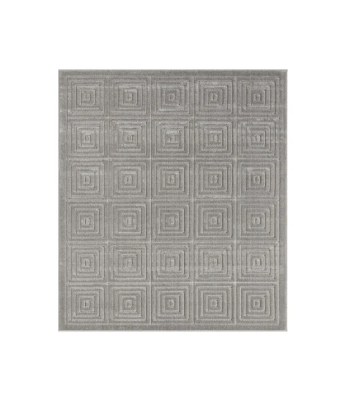 LR Home Atlas 82417 Gray 7'10" X 9'10 Rect. Rug
