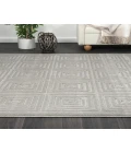 LR Home Atlas 82417 Gray 7'10" X 9'10 Rect. Rug