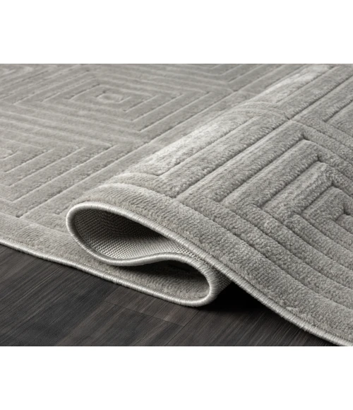 LR Home Atlas 82417 Gray 7'10" X 9'10 Rect. Rug