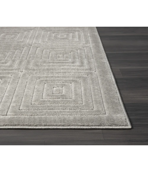 LR Home Atlas 82417 Gray 7'10" X 9'10 Rect. Rug