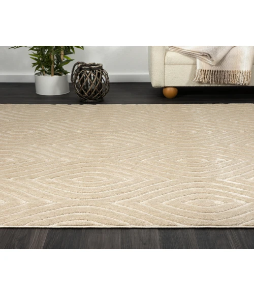 LR Home Atlas 82419 Beige 5'0" X 7'0 Rect. Rug