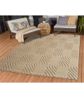 LR Home Atlas 82419 Beige 5'0" X 7'0 Rect. Rug