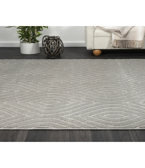 LR Home Atlas 82420 Gray 5'0" X 7'0 Rect. Rug