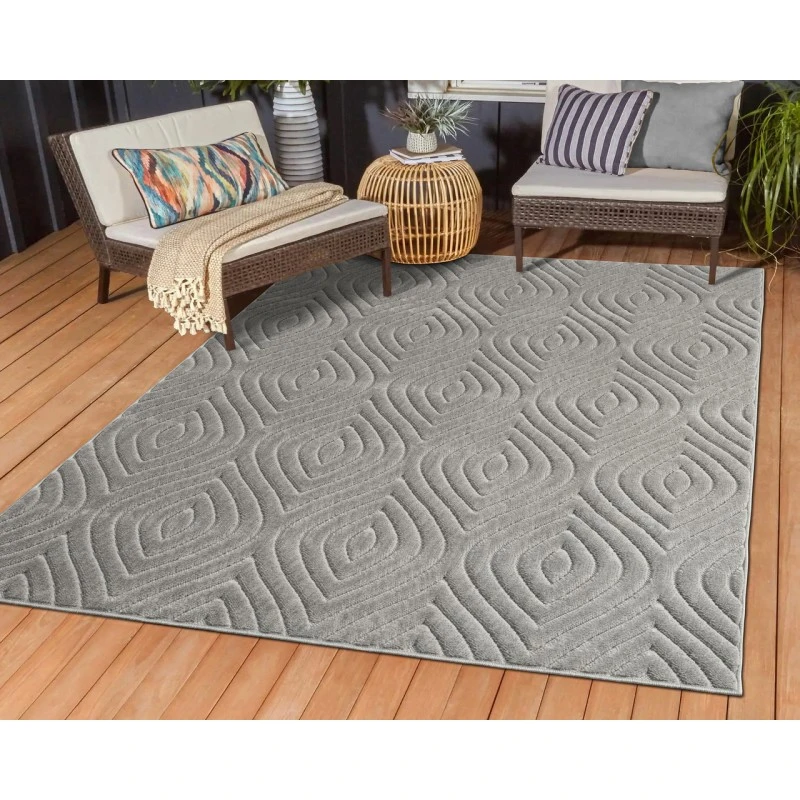 Rugs Town 82420 Gray 7'10" X 9'10 Rect. Rug