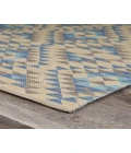 LR Home AURORA 81535 Sky Blue 5'0" X 7'0 Rect. Rug