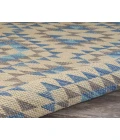 LR Home AURORA 81535 Sky Blue 5'0" X 7'0 Rect. Rug