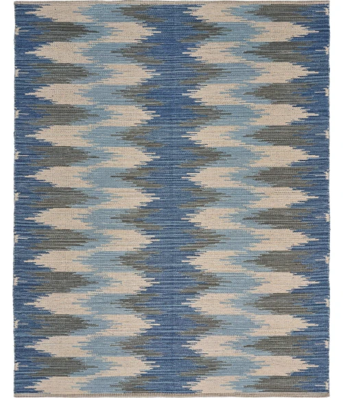 LR Home AURORA 81537 Blue 5'0" X 7'0 Rect. Rug
