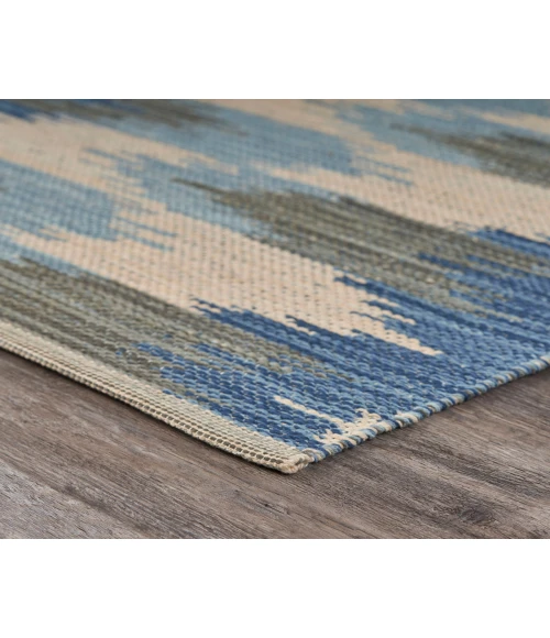 LR Home AURORA 81537 Blue 5'0" X 7'0 Rect. Rug