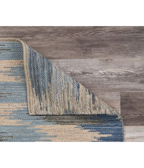 LR Home AURORA 81537 Blue 5'0" X 7'0 Rect. Rug