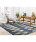 LR Home AURORA 81537 Blue 5'0" X 7'0 Rect. Rug
