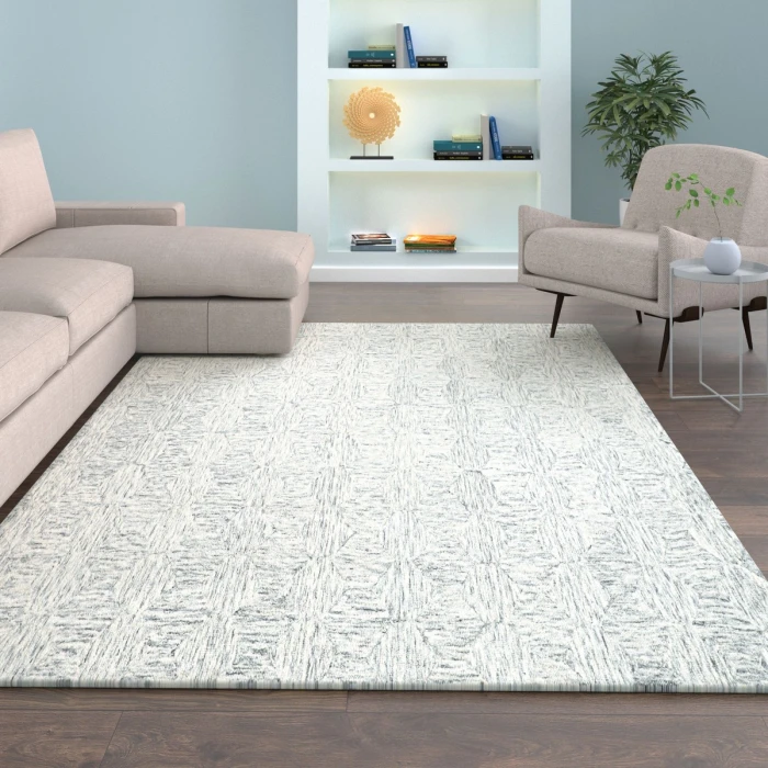 Rugs Town Silver 82385 9 ft. X 12 ft. Rect. Rug