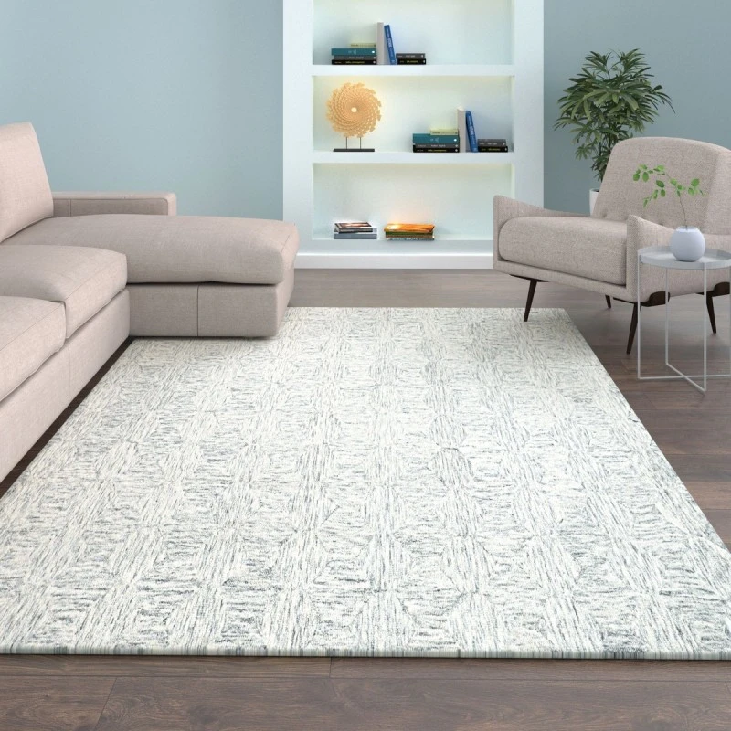 Rugs Town Silver 82385 9 ft. X 12 ft. Rect. Rug