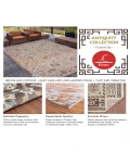 LR Home ANTIQUITY 81451 Cream 5'-3" X 7'-10 Rect. Rug