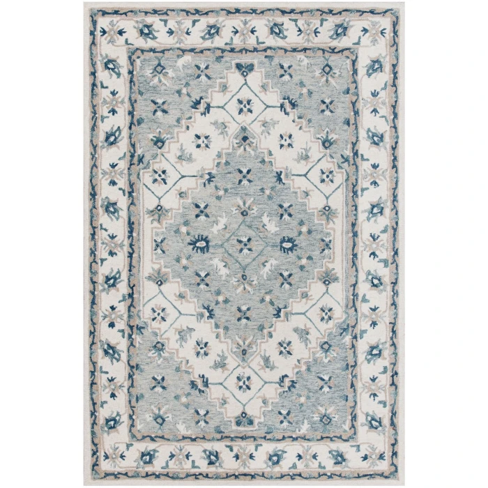 Rugs Town Gray/Blue 81787 5 ft. X 7 ft. 9 in. Rect. Rug