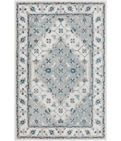 LR Home Babylon Gray/Blue 81787 7 ft. 9 in. X 9 ft. 9 in. Rect. Rug