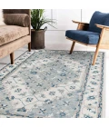 LR Home Babylon Gray/Blue 81787 9 ft. X 12 ft. Rect. Rug