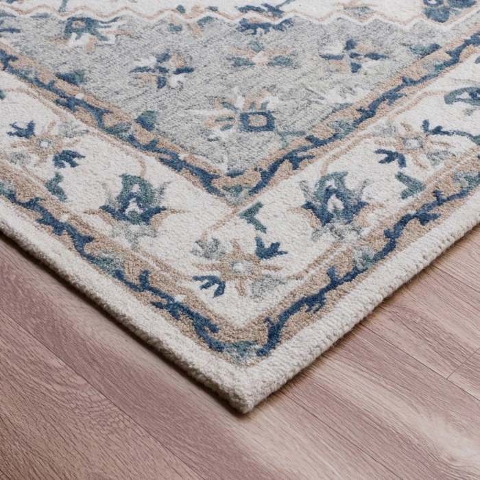 Rugs Town Gray/Blue 81787 9 ft. X 12 ft. Rect. Rug