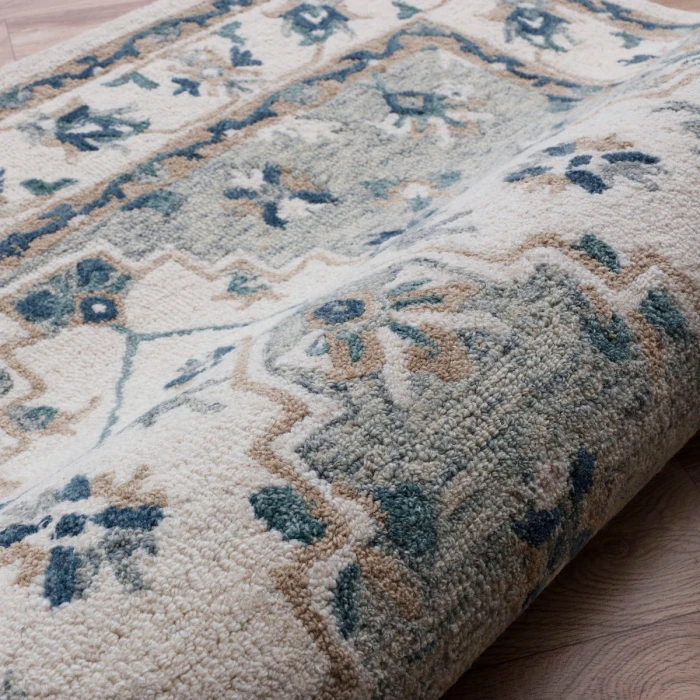 Rugs Town Gray/Blue 81787 9 ft. X 12 ft. Rect. Rug