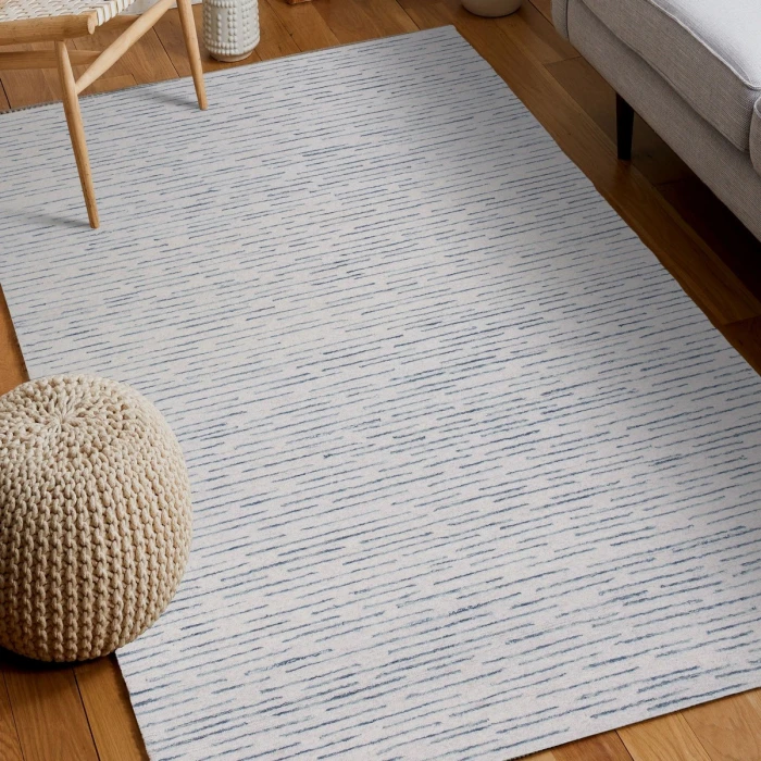 Rugs Town Ivory/Blue 81789 7 ft. 9 in. X 9 ft. 9 in. Rect. Rug
