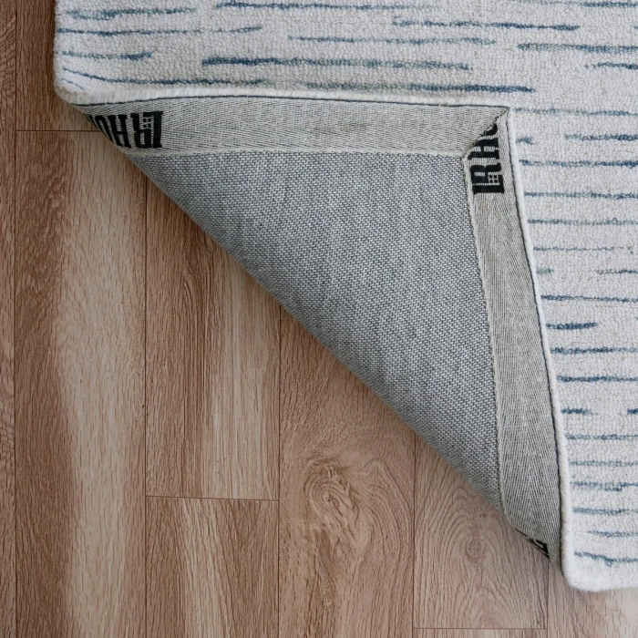 Rugs Town Ivory/Blue 81789 7 ft. 9 in. X 9 ft. 9 in. Rect. Rug