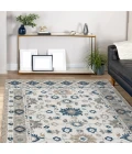 LR Home Babylon Tan/Blue 81791 9 ft. X 12 ft. Rect. Rug
