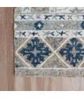 LR Home Babylon Tan/Blue 81791 9 ft. X 12 ft. Rect. Rug