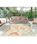 LR Home Belize 82510 Ivory/ Green 2' X 8' Rect. Rug