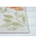 LR Home Belize 82510 Ivory/ Green 2' X 8' Rect. Rug
