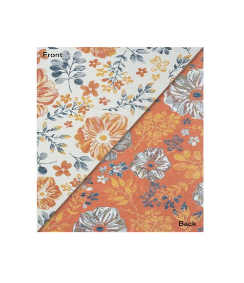 LR Home Belize 82511 Ivory/ Blue 2' X 8' Rect. Rug