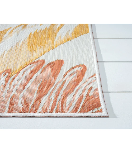 LR Home Belize 82521 Ivory/ Green 2' X 8' Rect. Rug