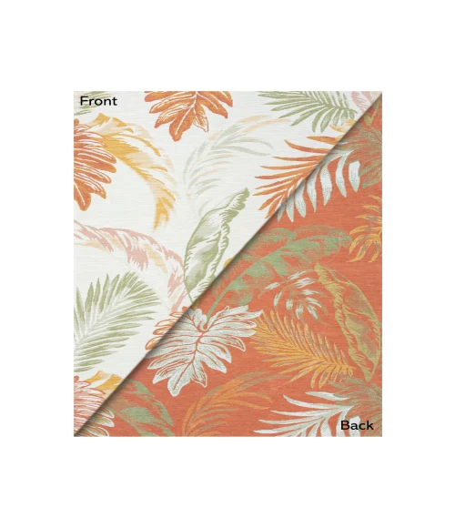 LR Home Belize 82521 Ivory/ Green 2' X 8' Rect. Rug