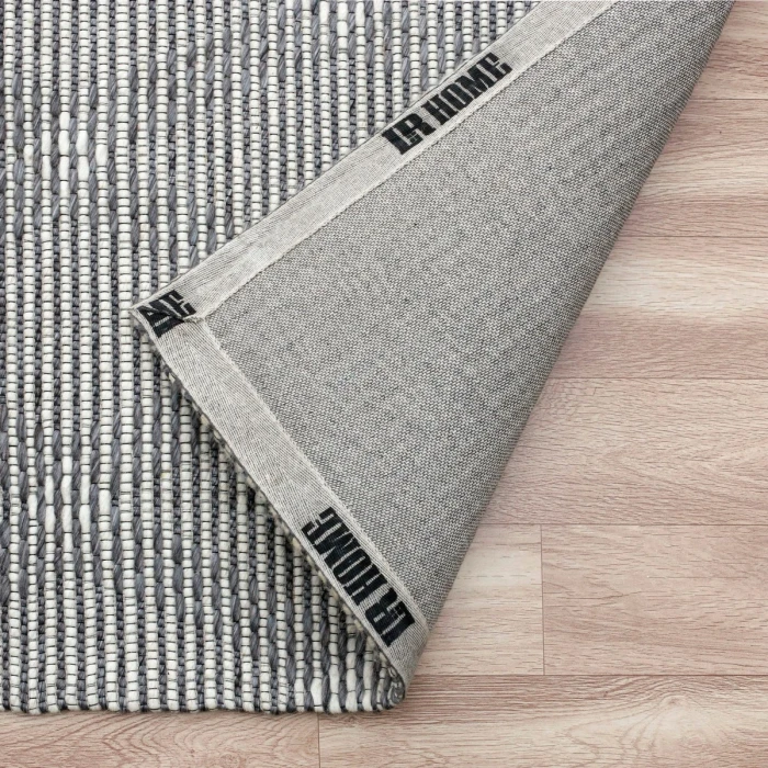 LR Home Bergen Gray 03436 5 ft. X 7 ft. 9 in. Rect. Rug