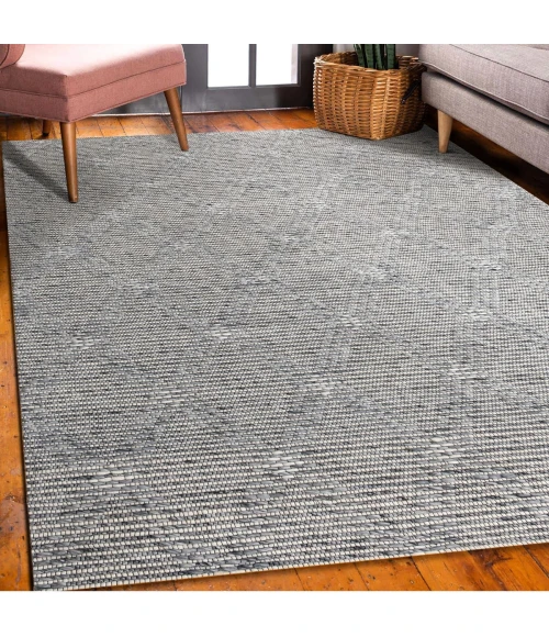 LR Home Bergen Blue 03437 7 ft. 9 in. X 9 ft. 9 in. Rect. Rug