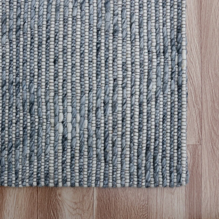 LR Home Bergen 3437 Sky Blue/ Ivory/ No Color 2' X 3' Rect. Rug