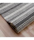 LR Home Bergen 3439 Dark Gray/ Ivory/ No Color 2' X 3' Rect. Rug