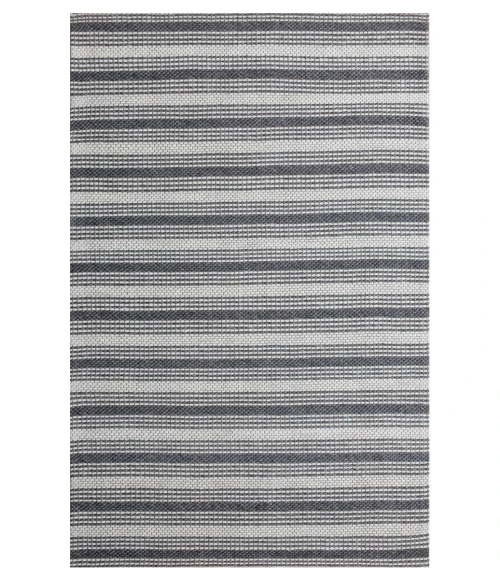 LR Home Bergen 3439 Dark Gray/ Ivory/ No Color 2' X 3' Rect. Rug