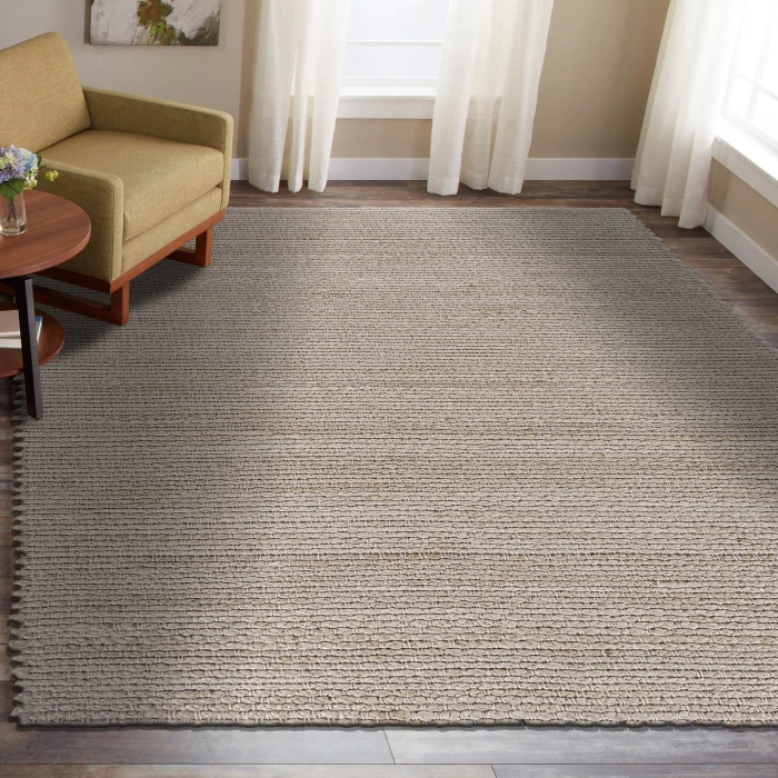 Rugs Town Naturals Ivory BLEAC 2ft. x 3ft. Rectangle Rug
