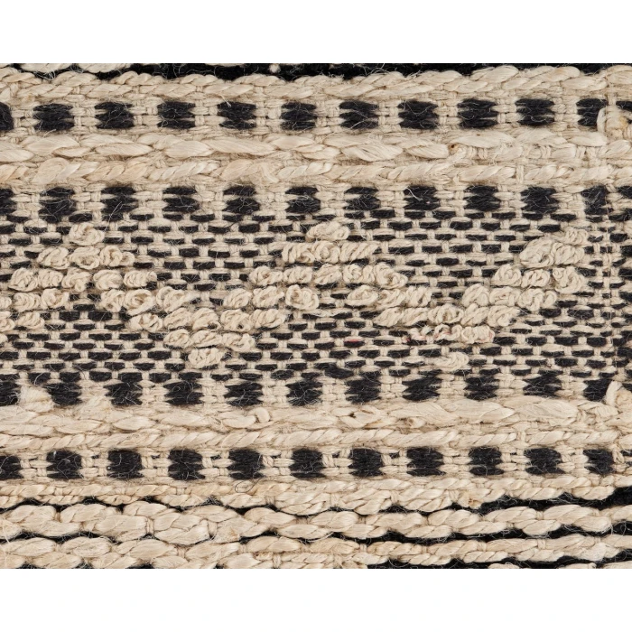 Rugs Town Naturals 81432 Jet Black 7'9" X 9'9 Rect. Rug
