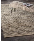 LR Home BLEACHED NATURALS 81432 Jet Black 9' X 12' Rect. Rug