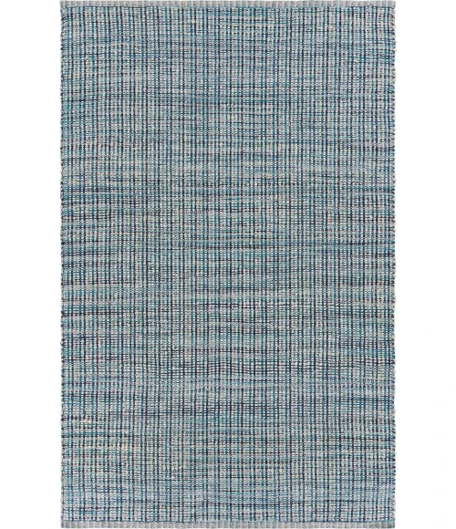 LR Home Bleached Naturals Blue 81433 9 ft. X 12 ft. Rect. Rug