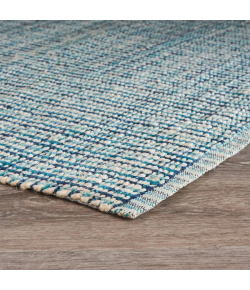 LR Home Bleached Naturals Blue 81433 9 ft. X 12 ft. Rect. Rug