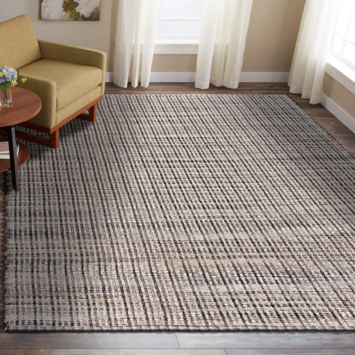 Rugs Town Naturals Gray BLEAC 10ft. x 14ft. Rectangle Rug
