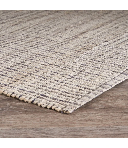 LR Home Bleached Naturals Gray 81434 7 ft. 9 in. X 9 ft. 9 in. Rect. Rug