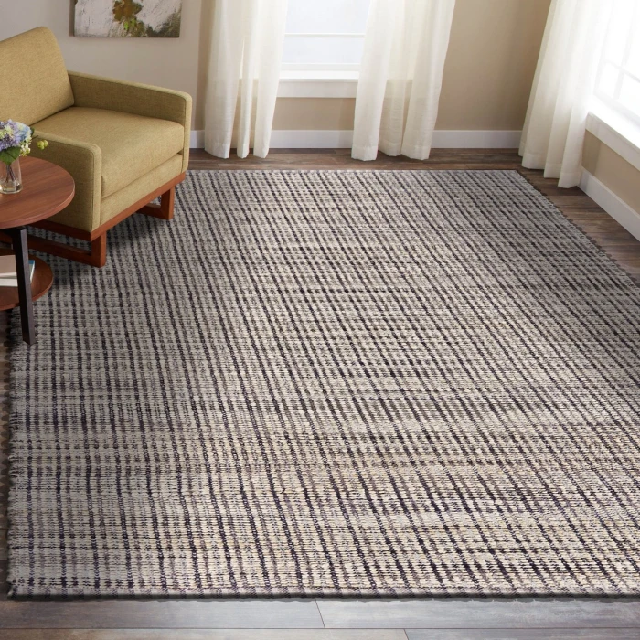 Rugs Town Naturals Gray 81434 7 ft. 9 in. X 9 ft. 9 in. Rect. Rug