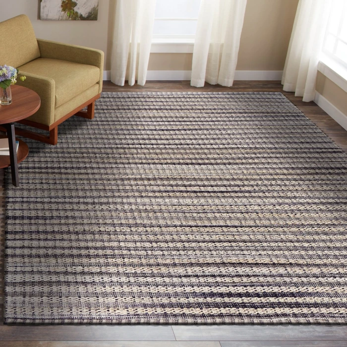 Rugs Town Naturals Gray BLEAC 9ft. x 12ft. Rectangle Rug
